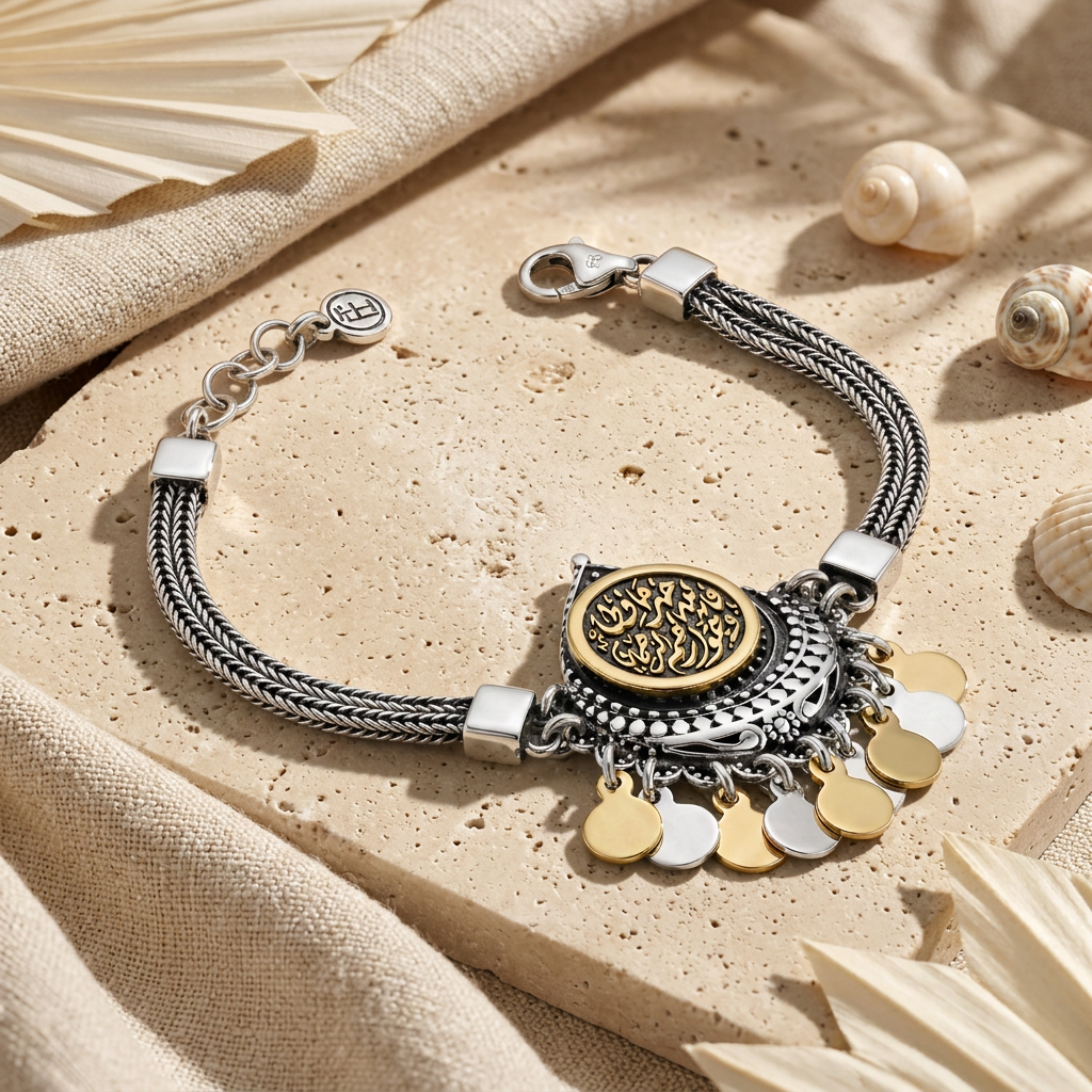 "Allah Is the Best Protector" 925 Silver Bracelet