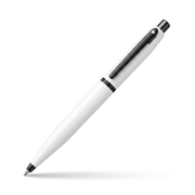 Cross Black Ink Ballpoint Pen – White Body with Black Details