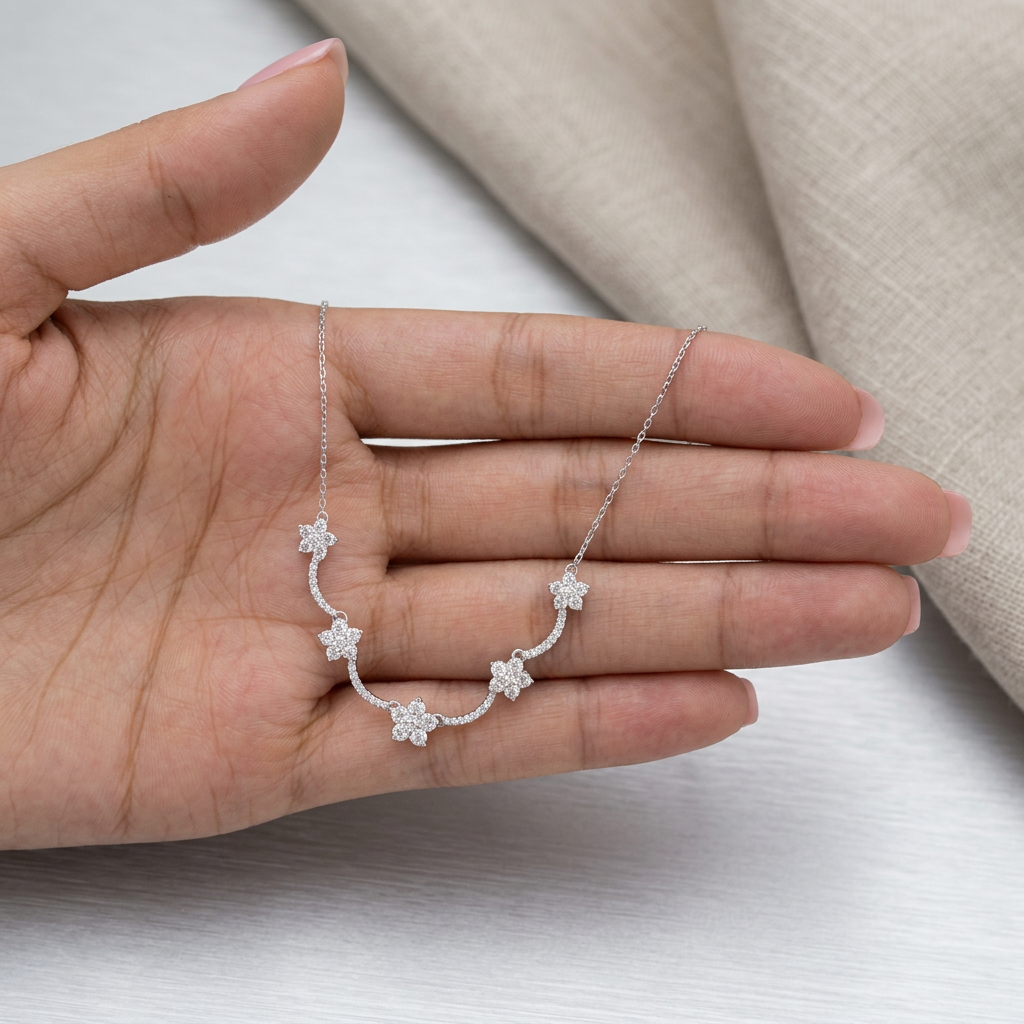 Blooming Flowers Necklace