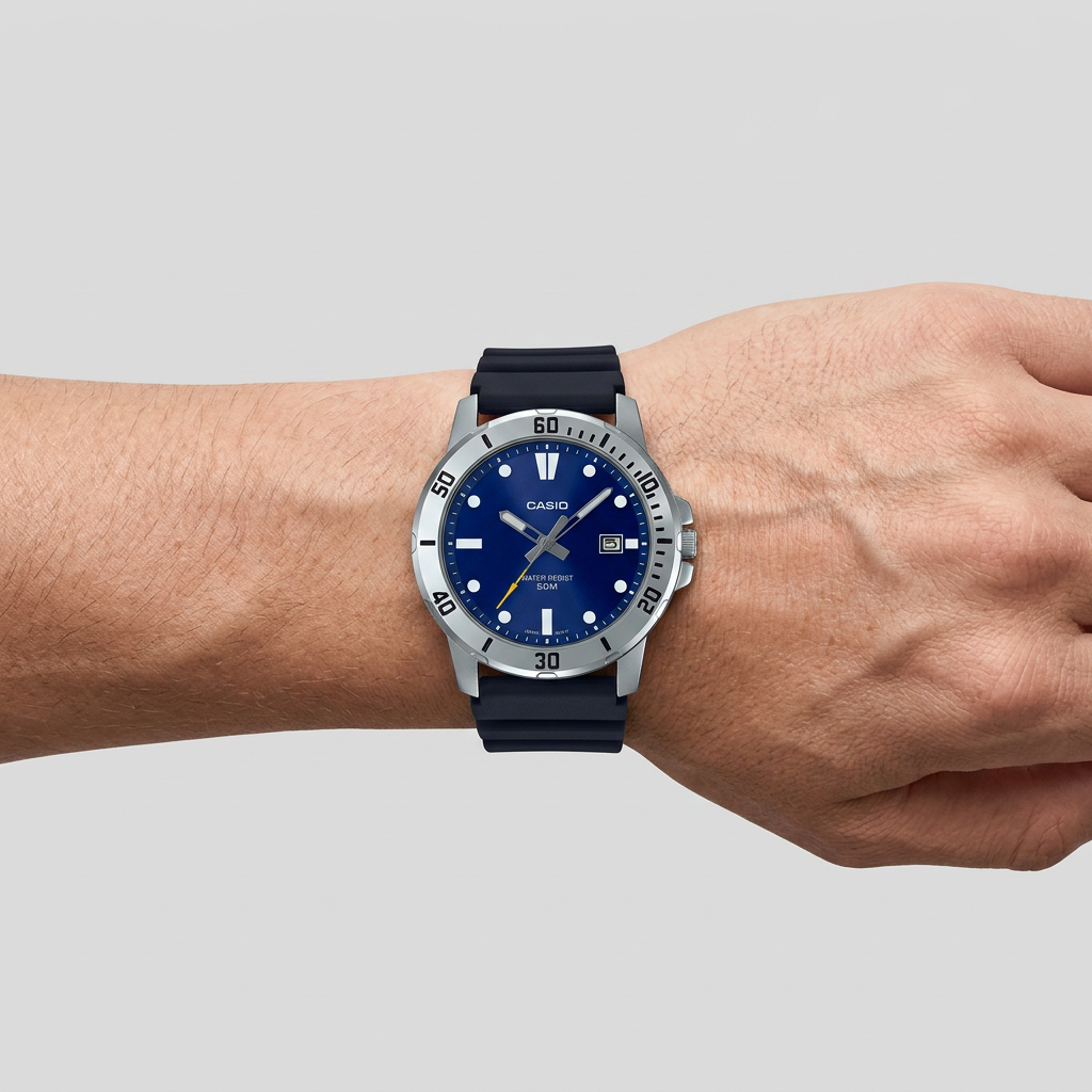 Casio Men's Analog Resin Band Watch