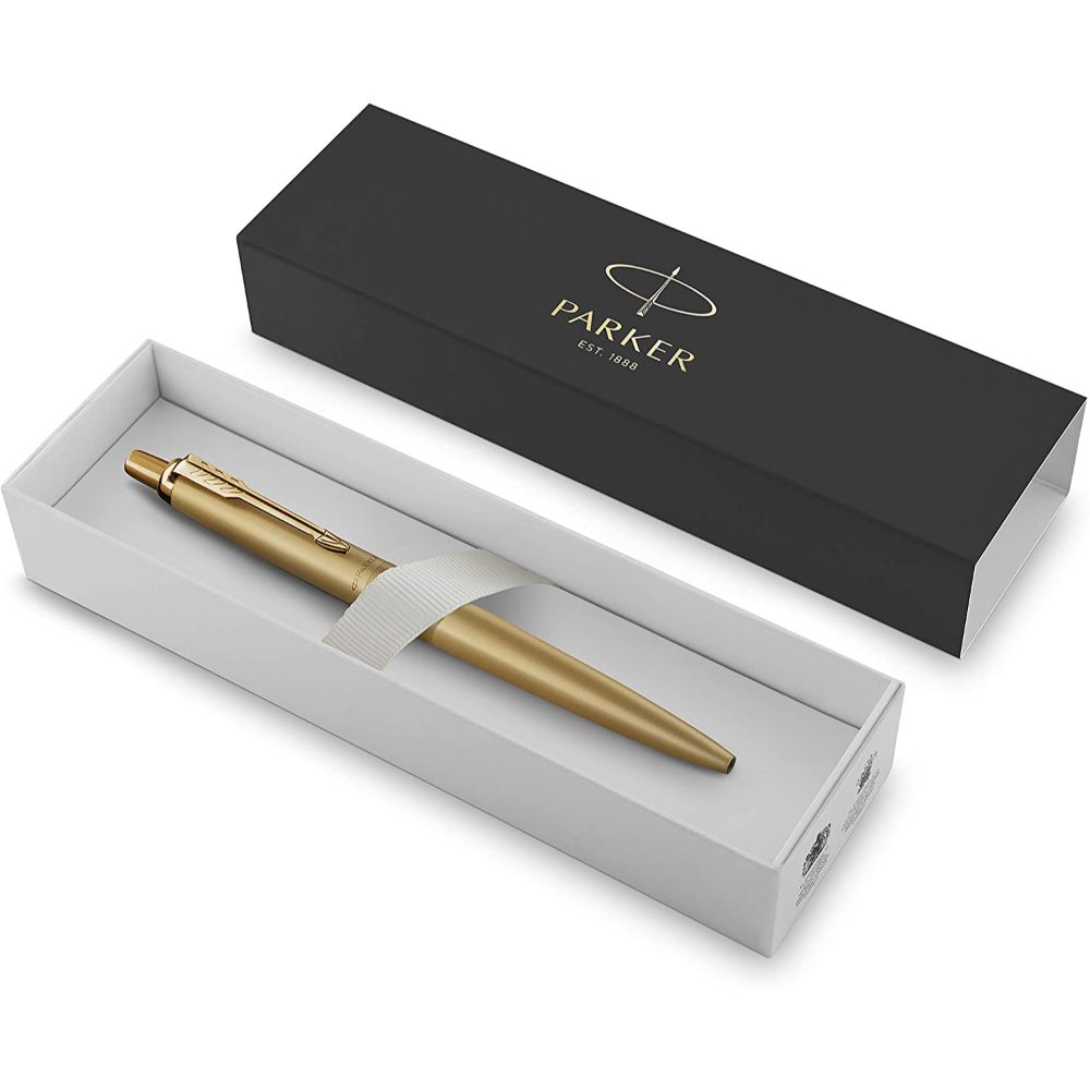 Parker Jotter XL Ballpoint Pen – Monochrome Gold Stainless Steel
