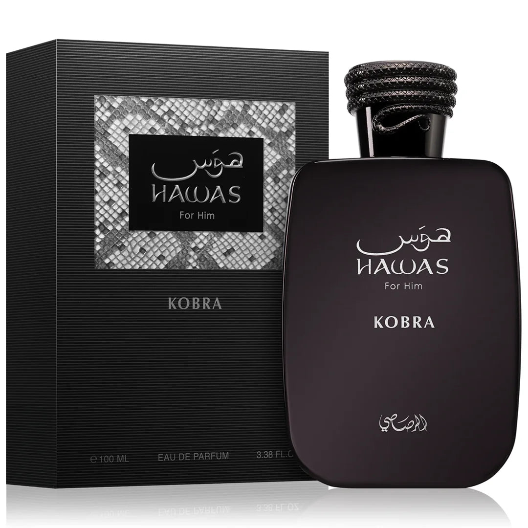Hawas Kobra By Rasasi Eau de Parfum For Men - 100 ml