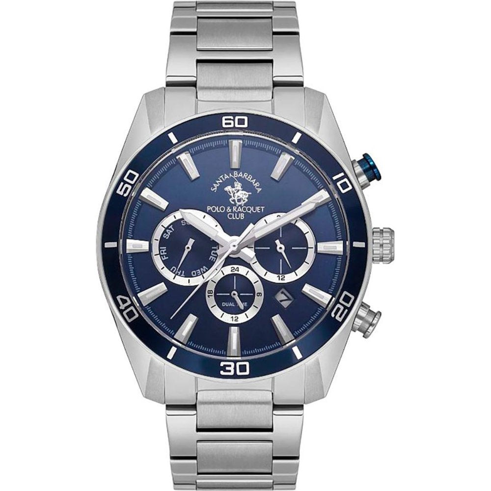 SB.1.10498-2 - Santa Barbara Polo Men's Analog Stainless Steel Watch