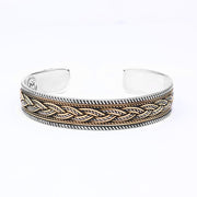 925 Egyptian Silver Bangle for Women with Arabic Design