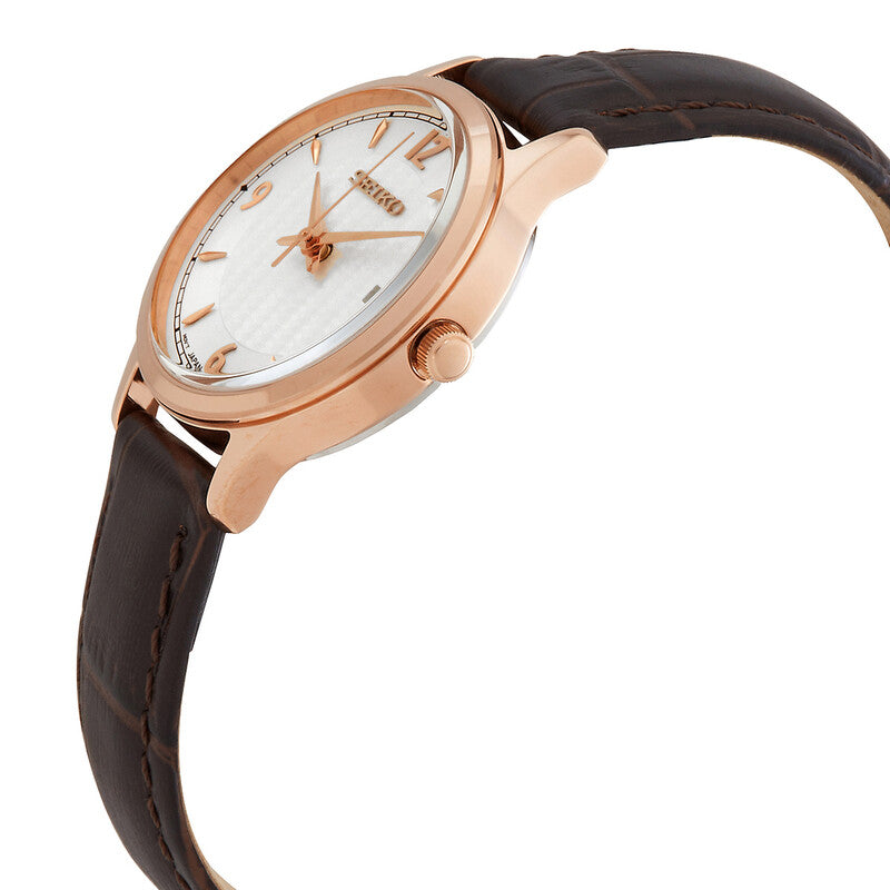 Seiko White Dial Women's Watch