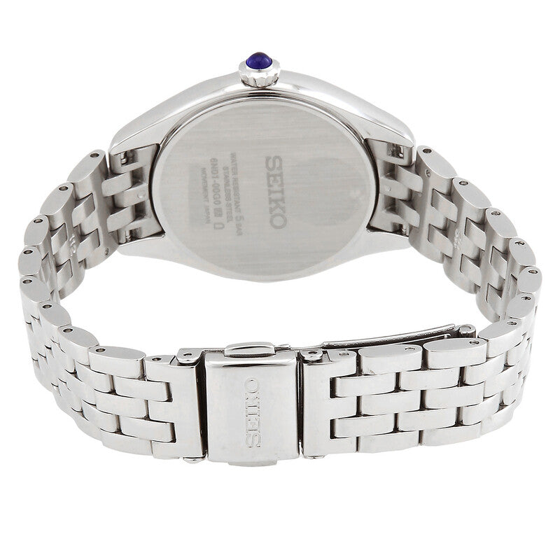 Seiko Silver Dial Blue Hands Women's Watch