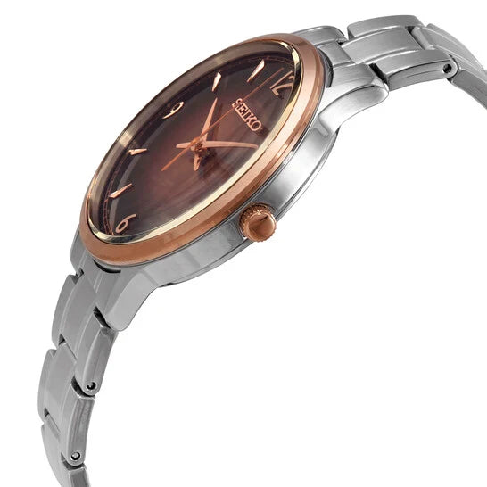 Seiko Gradient Brown Dial Silver Bracelet Men's Watch