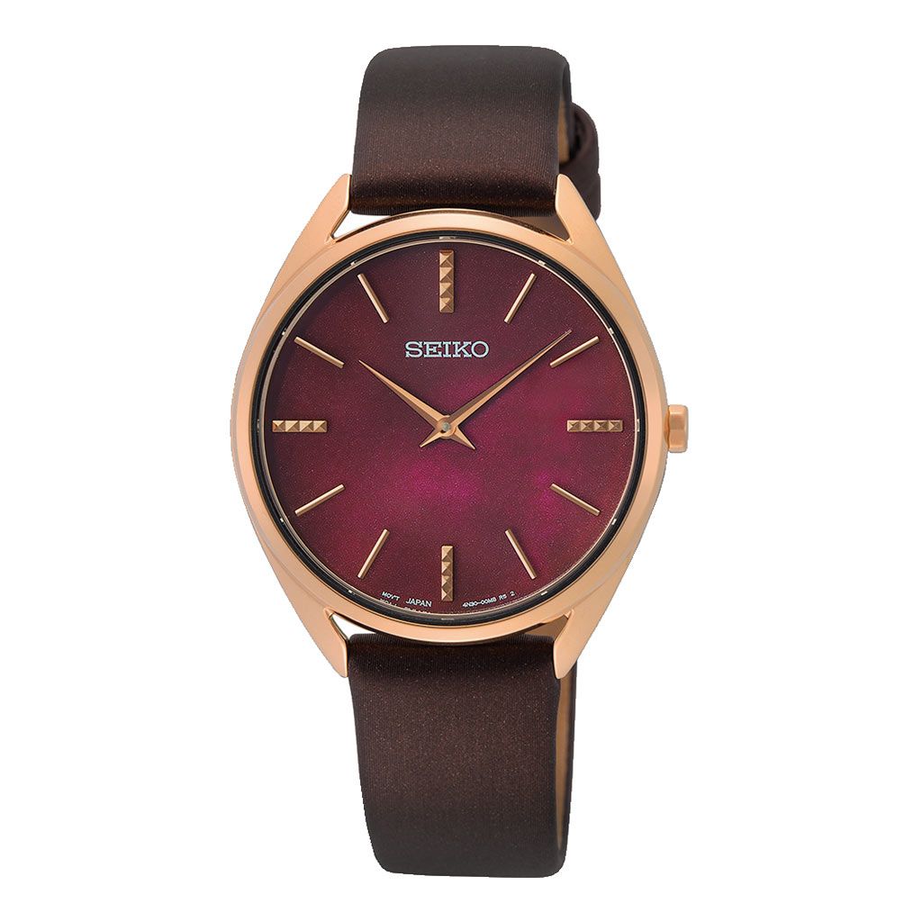 Seiko Red Dial Women's Watch