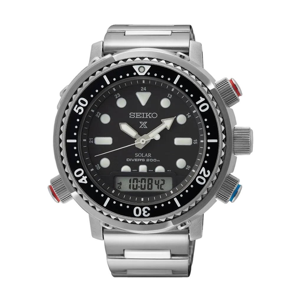 Seiko Prospex Black Dial Digital Display Men's Watch