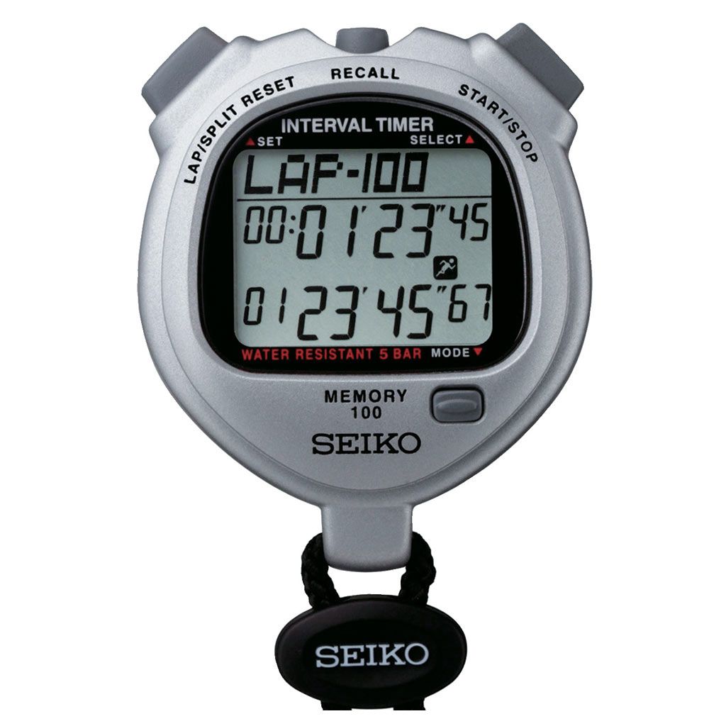 Seiko Digital Stopwatch in Silver - S23603P1