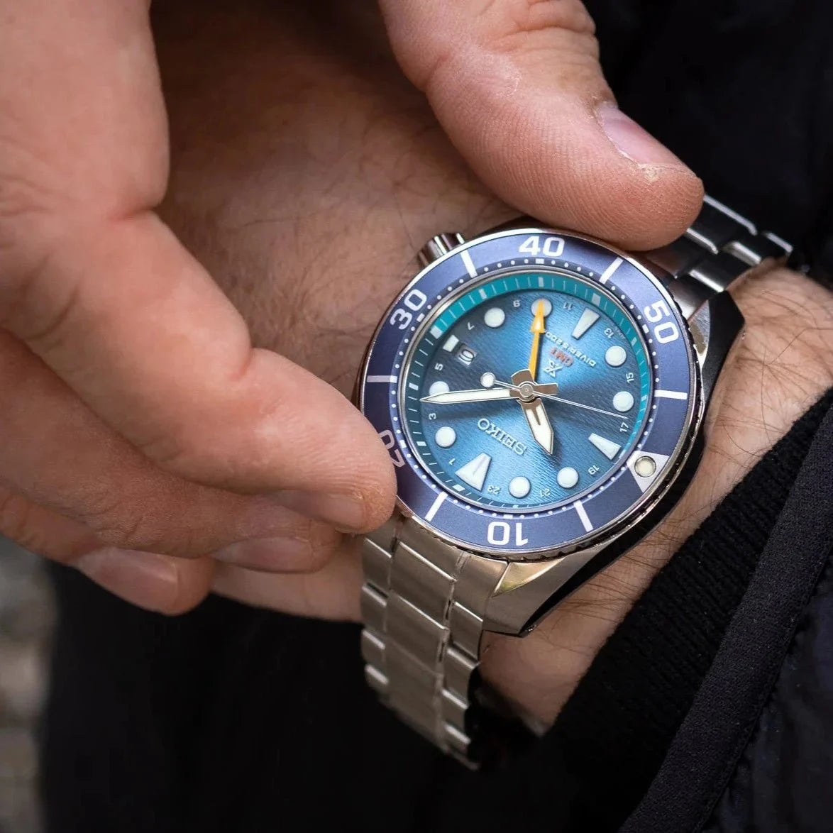 Seiko Prospex GMT Blue Dial Stainless Steel Men's Watch