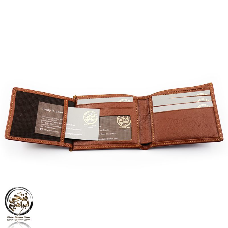 Seven K Men's Genuine Leather Wallet, Havana