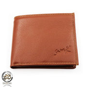 Seven K Men's Genuine Leather Wallet, Havana