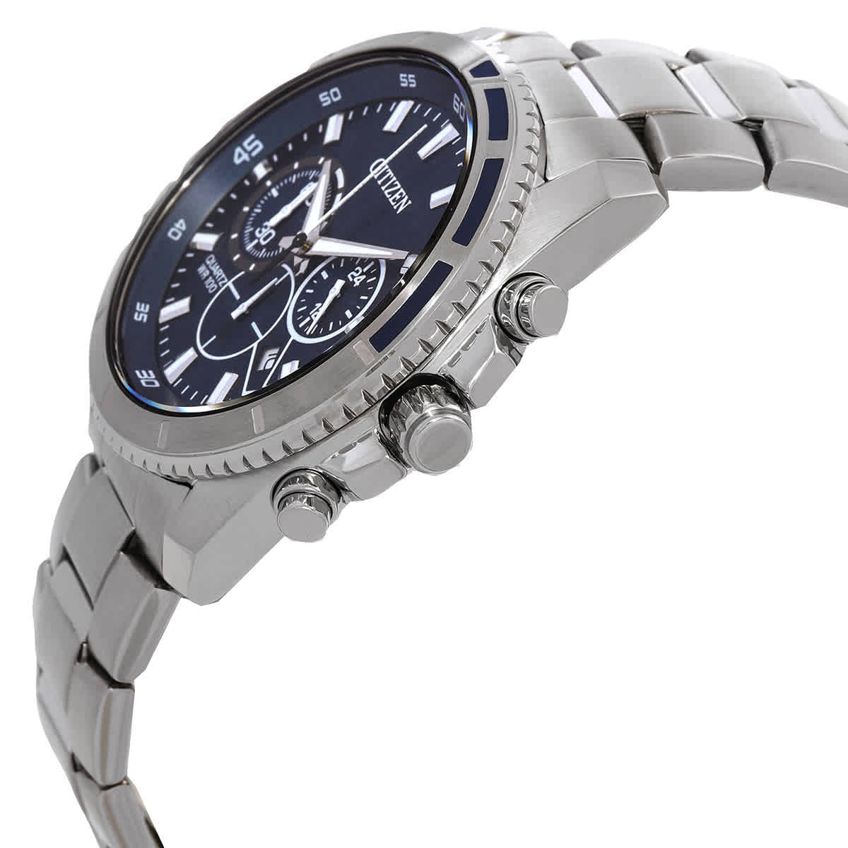 Citizen Chronograph Quartz Blue Dial Mens Watch AN8201-57L