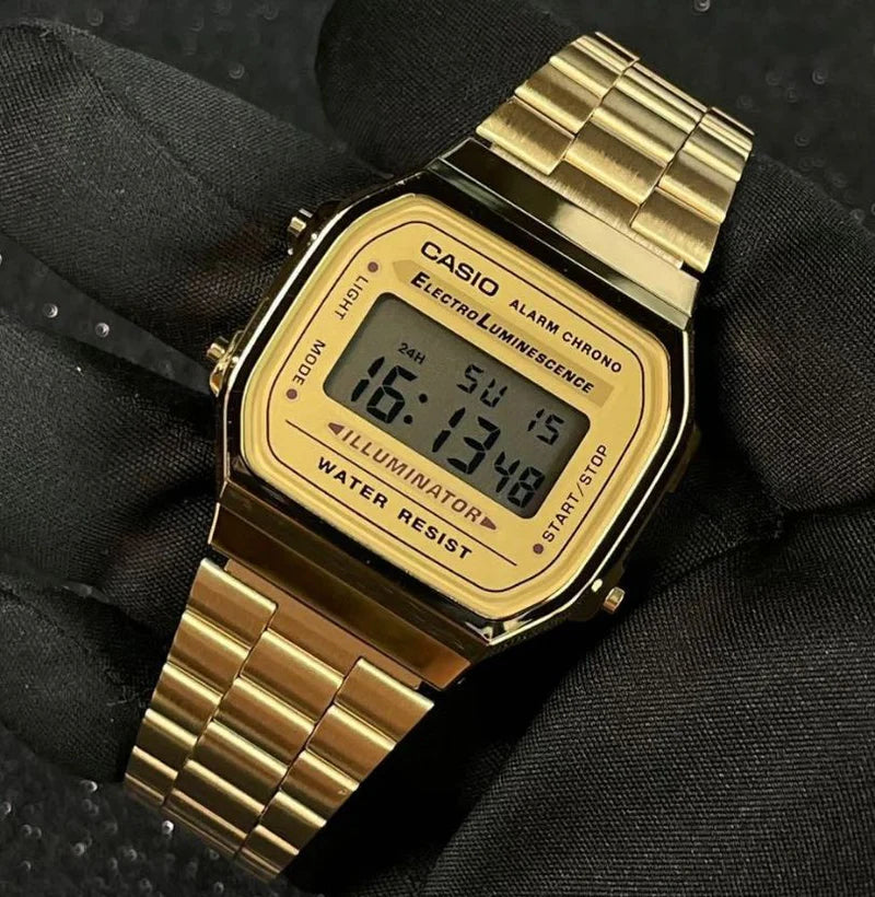 A168WG-9WDF - Casio Women's Digital Stainless Steel Watch