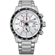 Citizen Chronograph Men Silver Dial Stainless Steel Strap -An3680-50A
